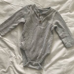 Old navy 6-12 month Henley onesie